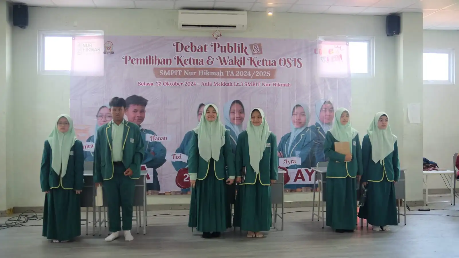 Kegiatan PEMILOS Angkatan IX SMPIT Nur Hikmah